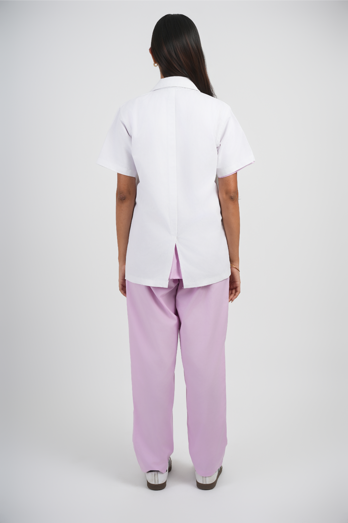 Short and Half Sleeves Apron (Female) - 3 Pocket