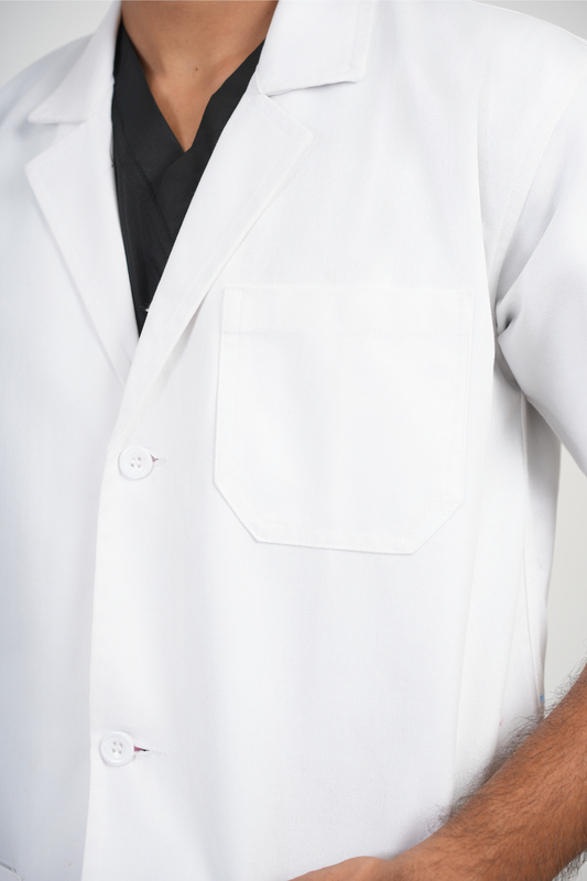 Long and Half Sleeves Apron (Male) - 3 Pocket