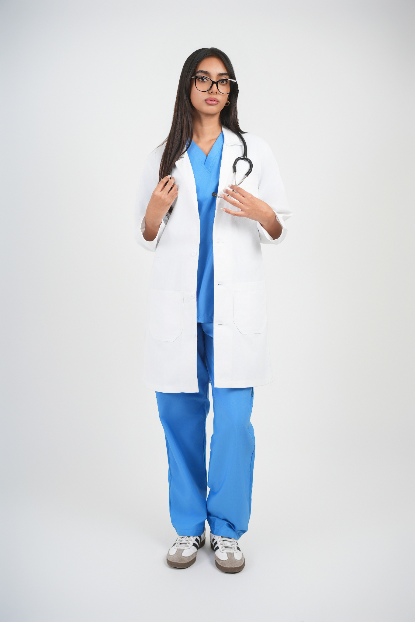Long and Full Sleeves Apron (Female) - 3 Pocket