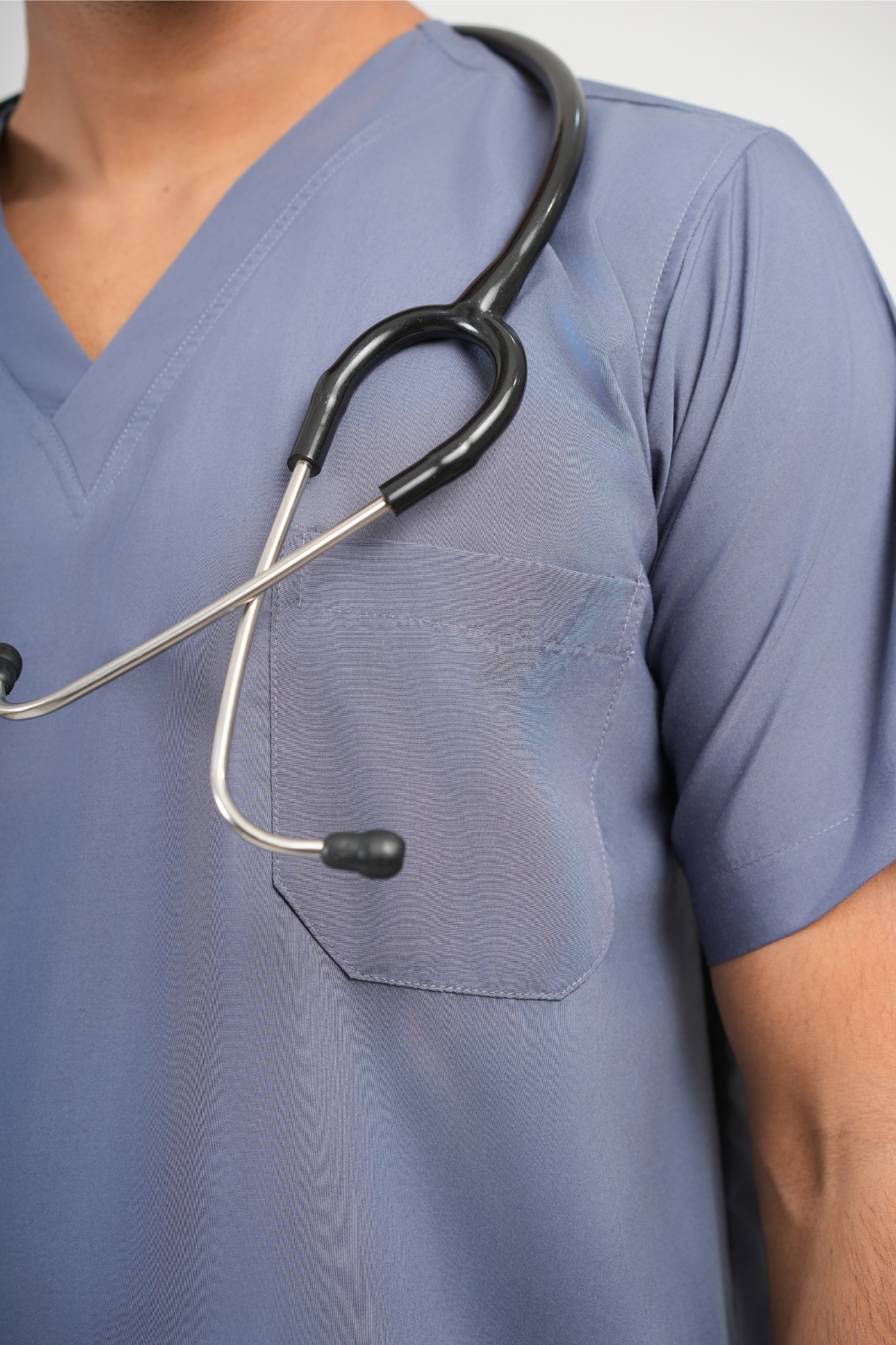 Male Scrub Suit 5 Pocket - Grey