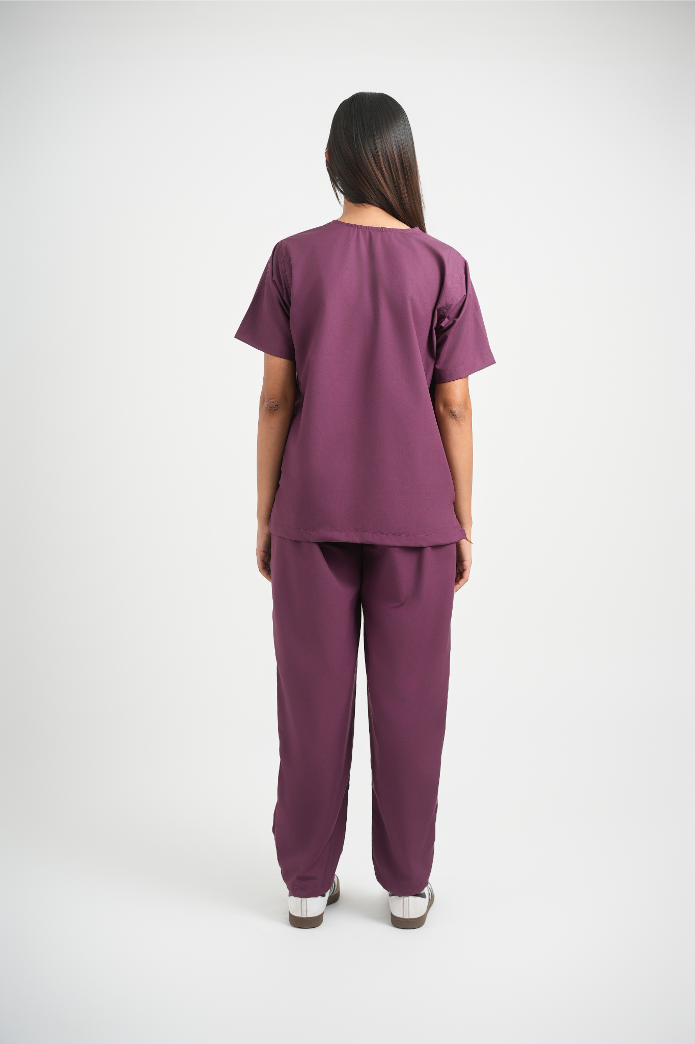 Female Scrub Suit - Wine