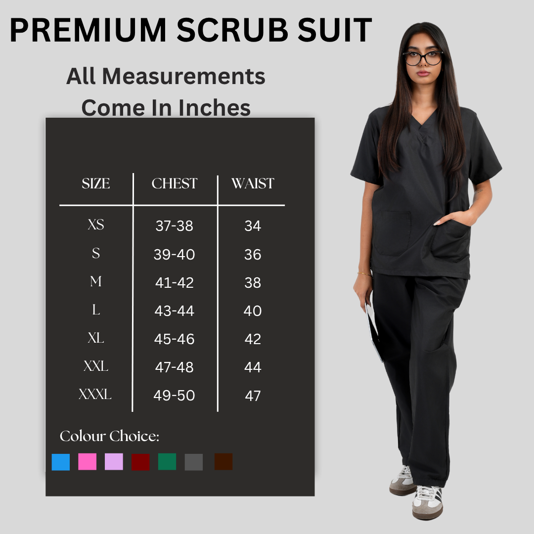 Female Scrub Suit - Black