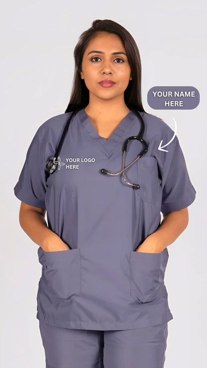 Female Scrub Suit - Grey