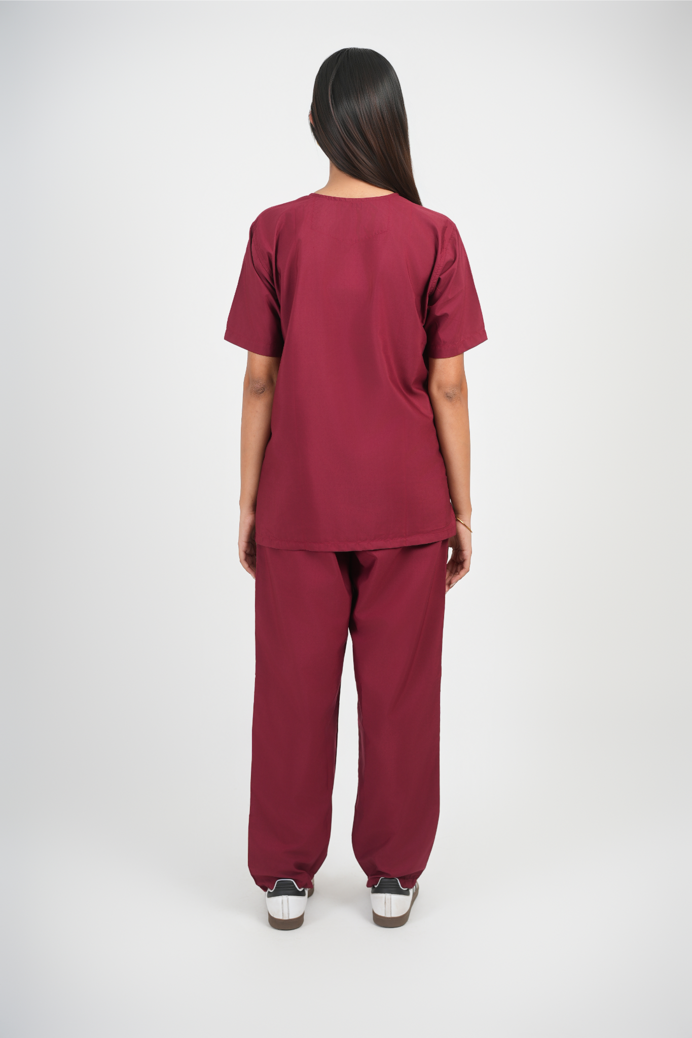 Female Scrub Suit 5 Pocket - Maroon