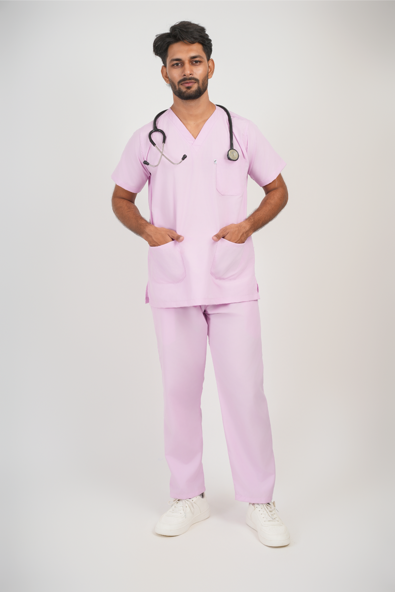 Male Scrub Suit 5 Pocket - Lavender