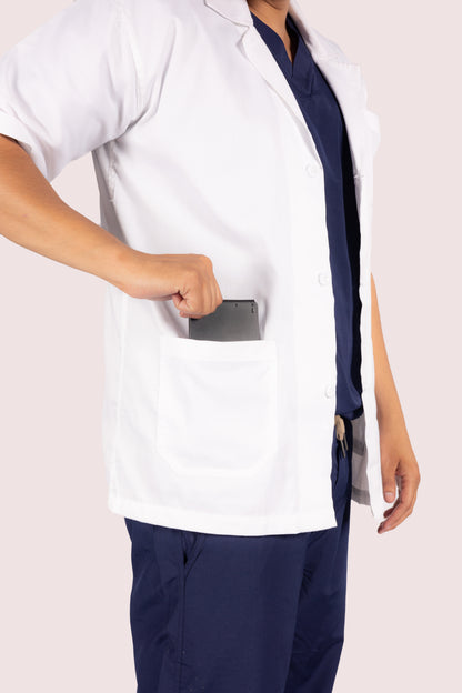 Short and Half Sleeves Apron (Male) - 3 Pocket