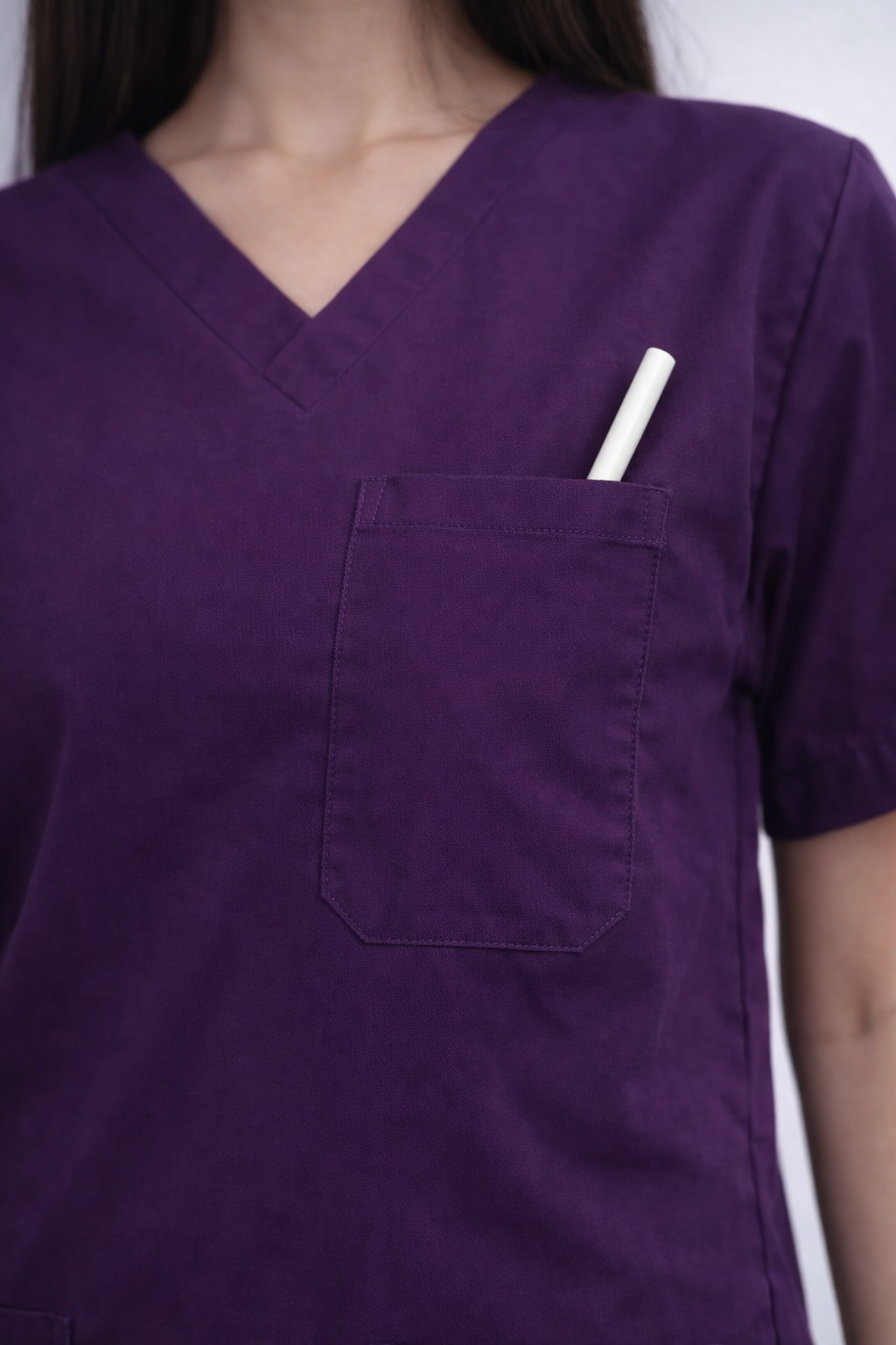 Female Scrub Suit - Dark wine