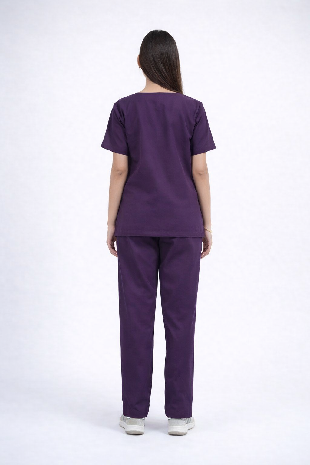 Female Scrub Suit - Dark wine